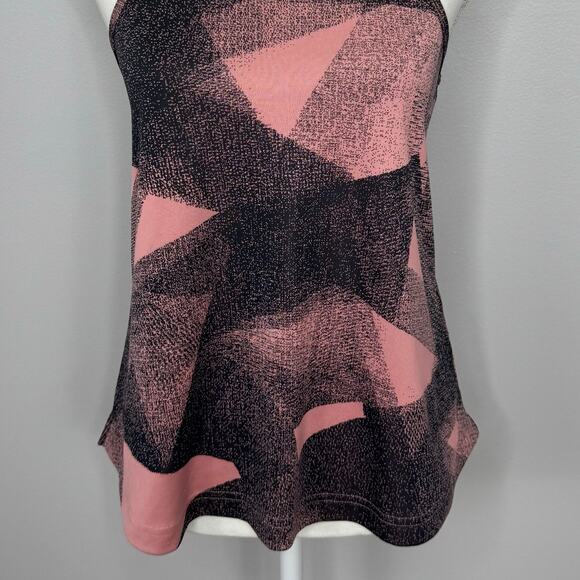 Adidas Climalite Racerback Tank Top Women Small Pink Black Athletic Activewear - Picture 4 of 11